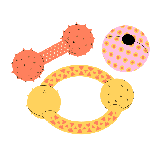 dog toys icon