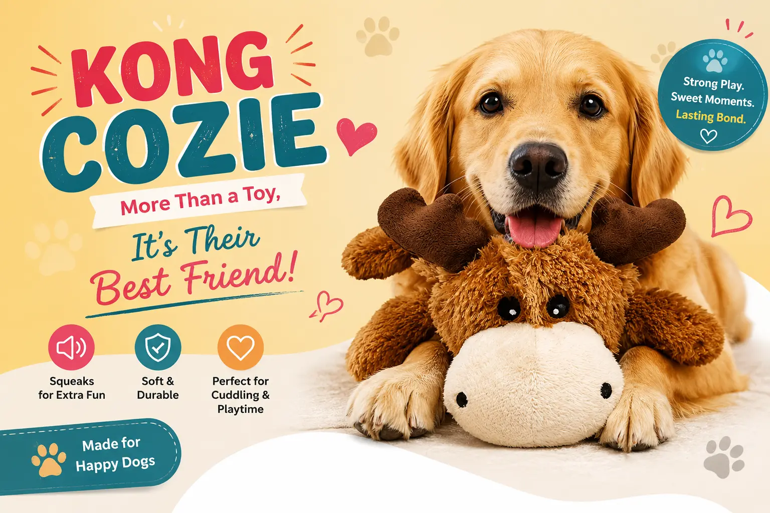 Squeaky dog toy