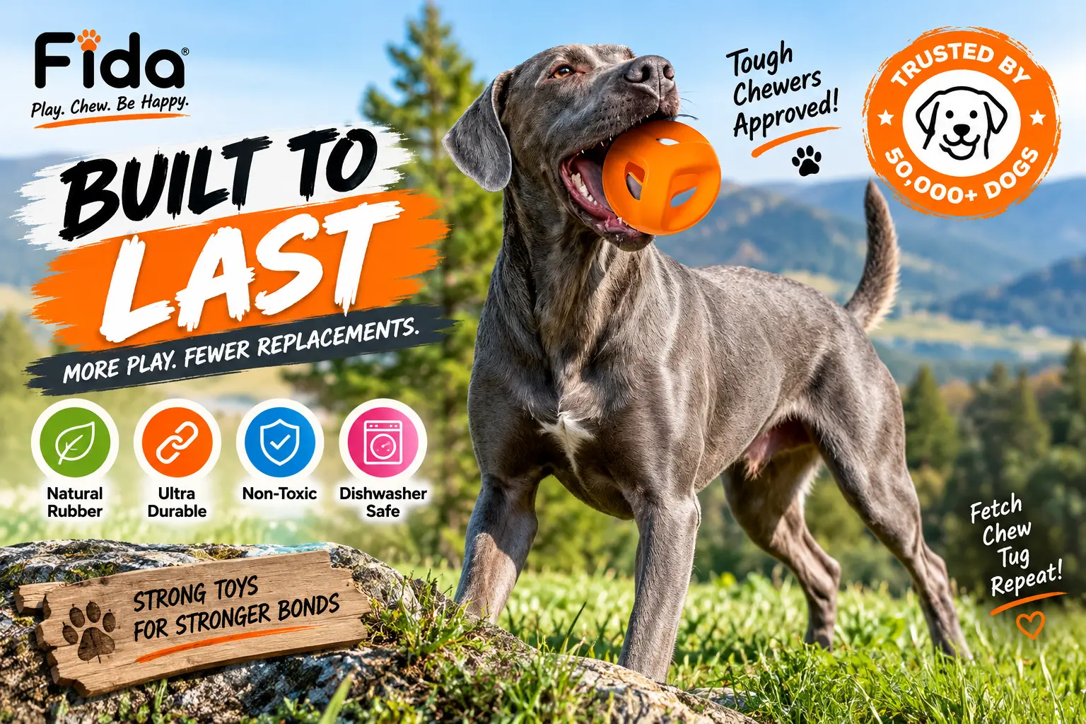 Durable dog chew toys